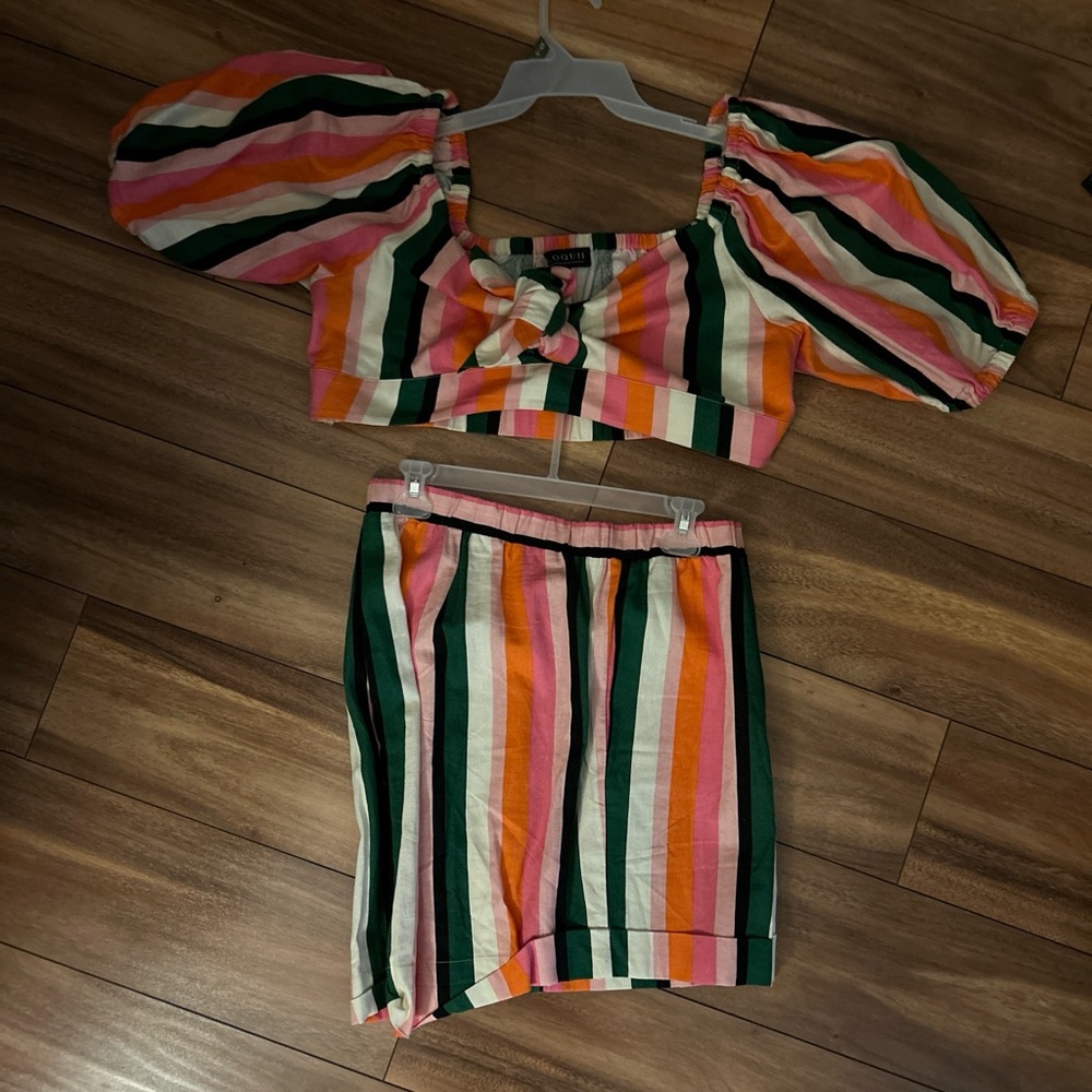 Eloquii MultiColored Two-Piece Set - Picture 3 of 10